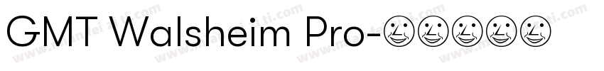 GMT Walsheim Pro字体转换